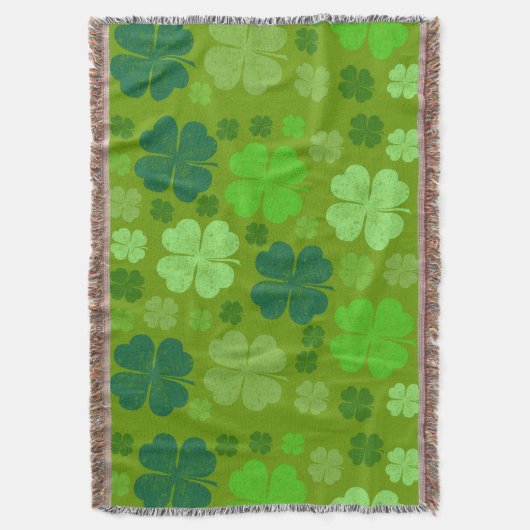 Couverture Clovers verts, Lucky Clovers, Saint Patrick's Day (devant Vertical)