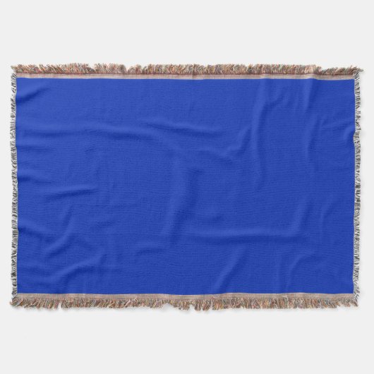 Couverture COBALT BLEU (une couleur riche et solide) ~ (Devant)