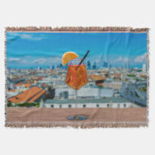 Couverture Cocktail Spritz sur une table avec vue sur Milan (Devant)