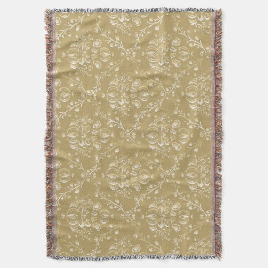 Couverture Coco Brown Damask (devant Vertical)