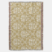 Couverture Cocoa and Cream Damask (devant Vertical)