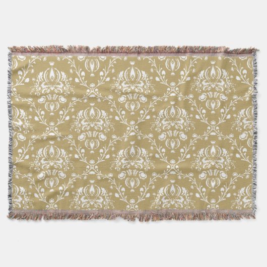 Couverture Cocoa and Cream Damask (Devant)