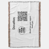 Couverture Code QR simple minimal ajouter logo texte médias s (devant Vertical)