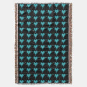 Couverture Coeur et flèches Turquoise de la Marine (devant Vertical)