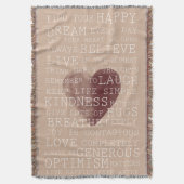 Couverture Coeur inspiré d'aquarelle de mots (devant Vertical)