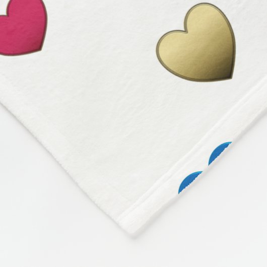 Couverture Coeur multicolore (Coin)