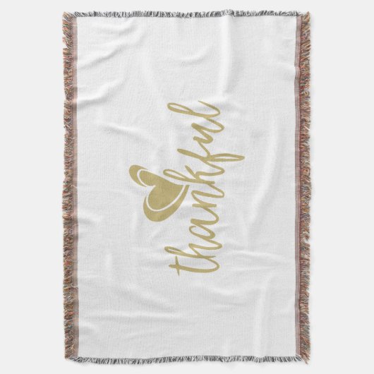 Couverture coeur reconnaissant action de grâces (devant Vertical)