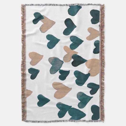 Couverture Coeurs d'aquarelle de la Saint-Valentin - neutre (devant Vertical)