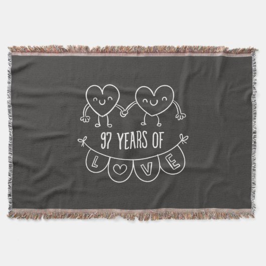 Couverture Coeurs de calèche-cadeaux du 97e anniversaire (Devant)