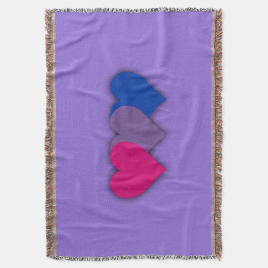 Couverture Coeurs de fierté de bisexualité (devant Vertical)