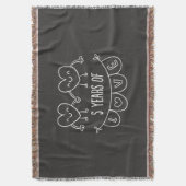 Couverture Coeurs de la calèche cadeau du 5e anniversaire (devant Vertical)