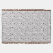 Couverture Coeurs de polka minuscules dans les tons gris (Devant)
