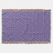 Couverture Coeurs minuscules polka sur violet violet Ultra vi (Devant)