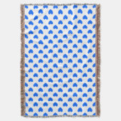 Couverture Coeurs polka bleu sur blanc (devant Vertical)