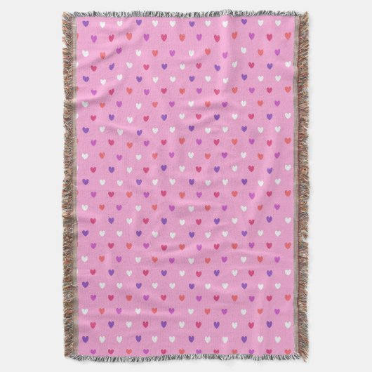 Couverture Coeurs polka rose (devant Vertical)