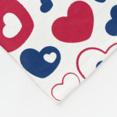 Couverture Coeurs rouge et bleu (Coin)