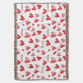 Couverture Cœurs rouges XOXO (devant Vertical)