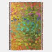 Couverture Coeurs tombants Orange (devant Vertical)