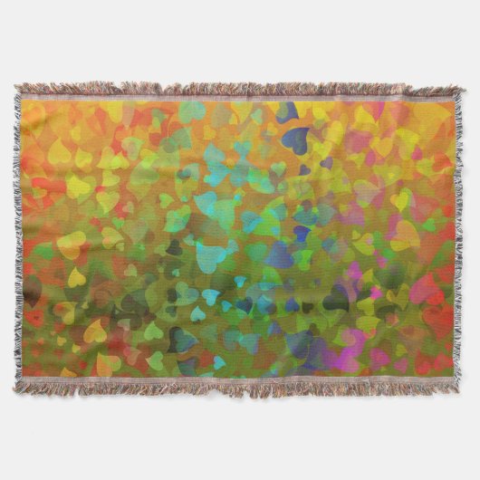 Couverture Coeurs tombants Orange (Devant)