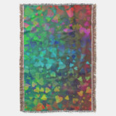 Couverture Coeurs tombants rouge et vert (devant Vertical)