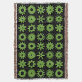 Couverture Cogs - Avocado vert sur noir (devant Vertical)