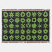 Couverture Cogs - Avocado vert sur noir (Devant)