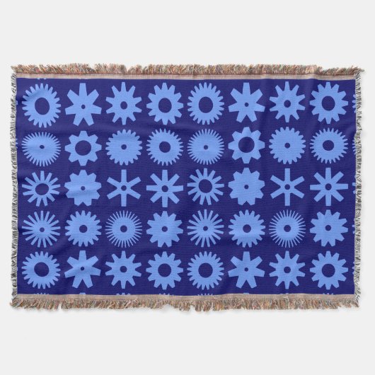 Couverture Cogs - Bébé bleu sur Deep Navy (Devant)