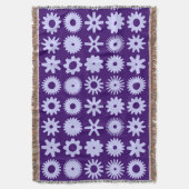 Couverture Cogs - Bleu Poudre sur Violet Foncé (devant Vertical)