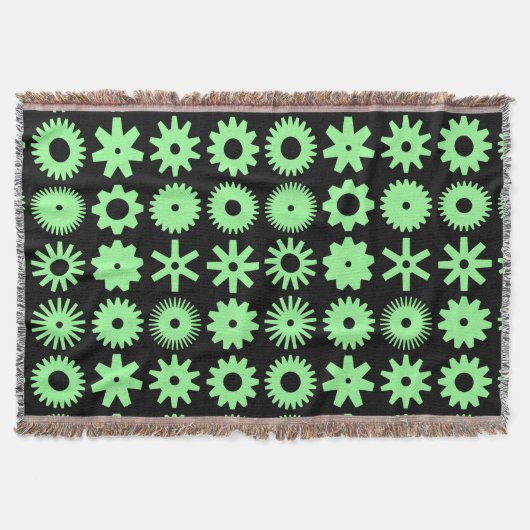 Couverture Cogs - Mint Green sur Noir (Devant)