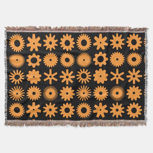 Couverture Cogs - Orange clair sur Noir (Devant)