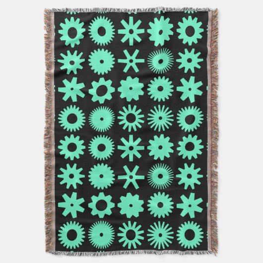Couverture Cogs - Turquoise sur Noir (devant Vertical)