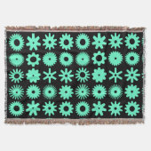 Couverture Cogs - Turquoise sur Noir (Devant)
