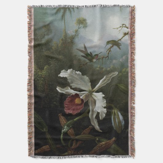 Couverture Colibris et orchidée blanche par Martin J. Heade (devant Vertical)