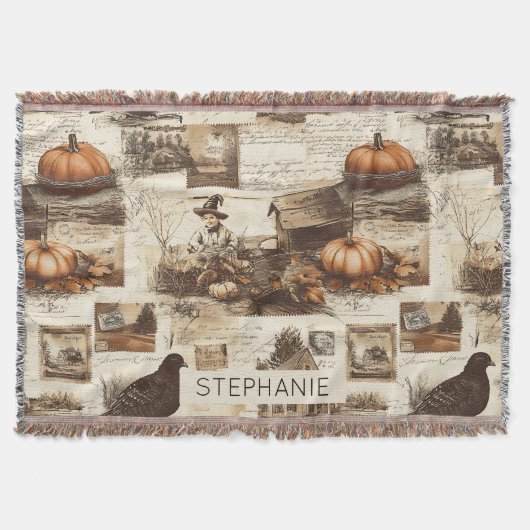 Couverture Collage d'automne vintage | Ephémère sépitique rus (Devant)