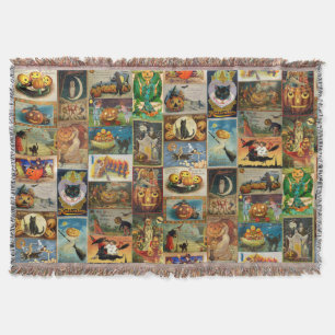 Couverture Collage de cartes vintage d'Halloween