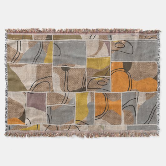 Couverture Collage de patchwork, motif de mixage de courtepoi (Devant)