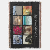 Couverture Collage multi fait sur commande d'image de (devant Vertical)