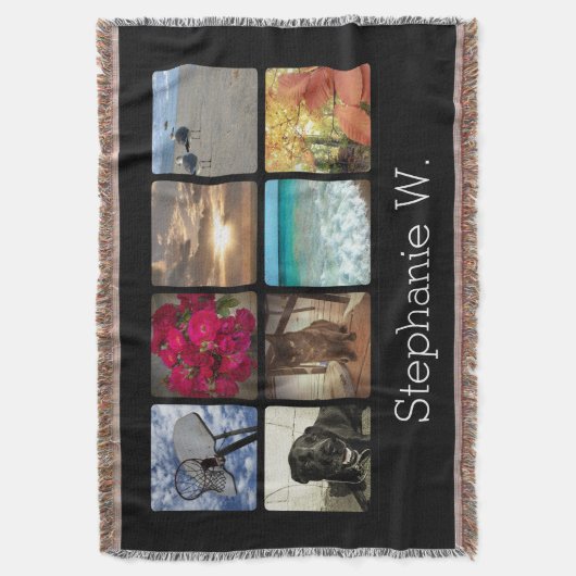 Couverture Collage multi fait sur commande d'image de (devant Vertical)