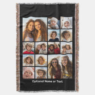 Couverture Collage photo carré 14 photos peuvent changer de c