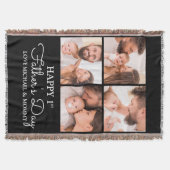 Couverture Collage photo moderne mignonne Happy First Fête de (Devant)