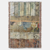 Couverture Collage rustique Vintage de journaux (9) (devant Vertical)