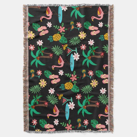 Couverture Collage tropical 🍍 🌴 🦩 (devant Vertical)