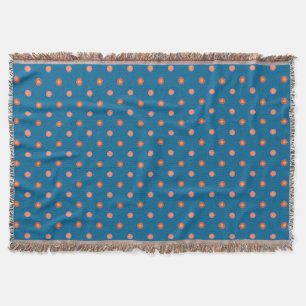 Couverture Collection D'Art Populaire Chic Polka Dot Jeter Bl