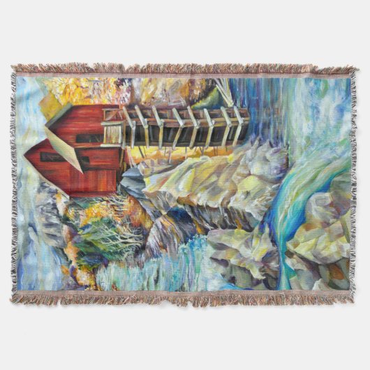 Couverture Colorado Rocky Mountains River Crystal Mill (Devant)