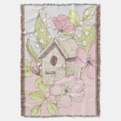 Couverture Colorbloc Floral Birdhouse (devant Vertical)