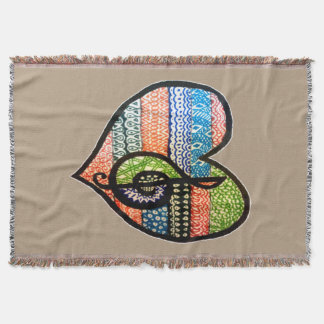 Couverture Coloré Rainbow Music Heart Doodle personnalisé