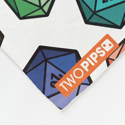 Couverture colorée du motif D20 (Coin)