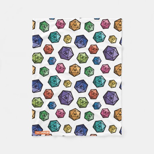 Couverture colorée du motif D20 (Devant)