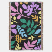 Couverture Colorful foliage in black background (devant Vertical)