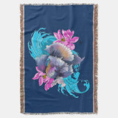 Couverture Combattant du Siam Vagues de Lotus Bleu (devant Vertical)